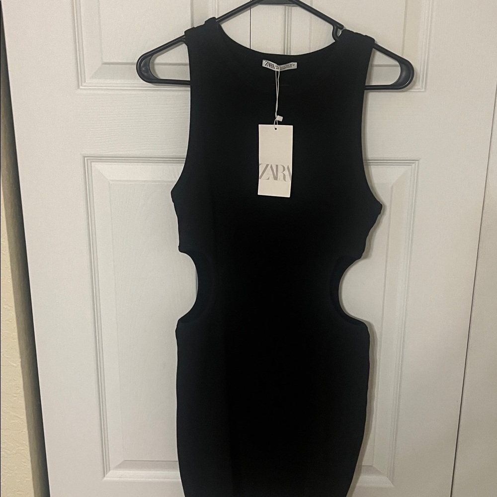 Zara  Black Sleeveless Dress